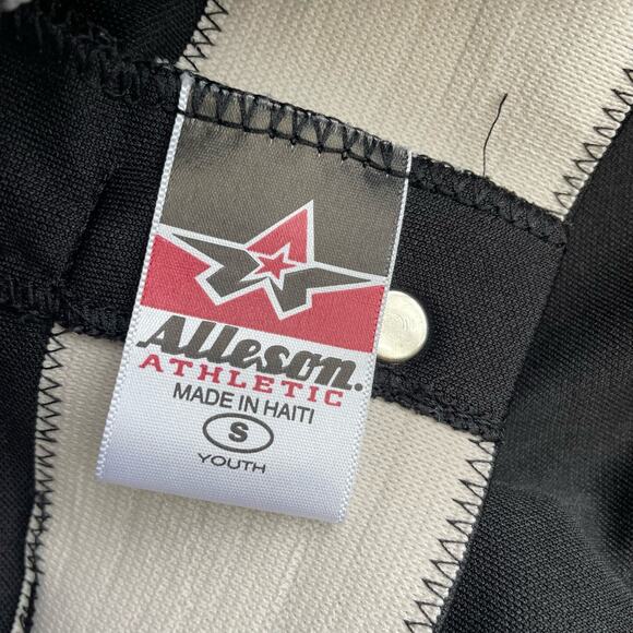 ๐๏ธ4 for $20๐๏ธ Alleson Athletic Youth Baseball Pants Small Elastic Bottom Black - Picture 5 of 8